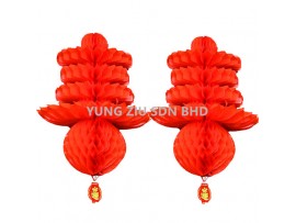 30CM A MATERIAL SPRING LANTERN(2P/SET)CNY(9370)